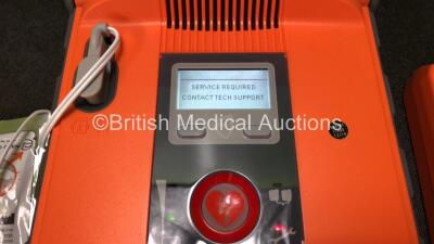 Cardiac Science Powerheart G5 Defibrillator with 2 x Batteries *Install Dates 2018 / 2018* and 1 x Electrode Pack *Expired 2022* (Powers Up, Service Required) - 4