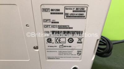 Philips Heartstart XL+ Defibrillator Including ECG and Printer Options with 1 x Paddle Lead and 1 x Battery (Powers Up) *SN US31410981* - 6