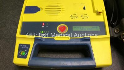 2 x Cardiac Science Powerheart AED G3 Automated External Defibrillators with 4 x Batteries and 1 x Carry Case (Both Power Up) - 3