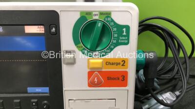 Philips Heartstart XL+ Defibrillator Including Pacer, ECG and Printer Options with 1 x ECG Lead, 1 x Paddle Lead and 1 x Battery (Powers Up) *SN U31410812* - 3