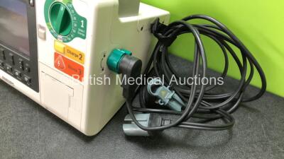 Philips Heartstart XL+ Defibrillator Including Pacer, ECG and Printer Options with 1 x ECG Lead, 1 x Paddle Lead and 1 x Battery (Powers Up) *SN U31410812* - 4