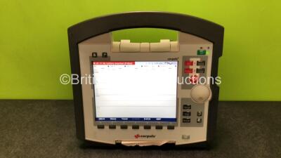 GS Corpuls3 Slim Defibrillator Ref : 04301 with Corpuls Patient Box Ref : 04200 with Pacer, Oximetry, ECG-D, ECG-M, CO2, CPR, NIBP and Printer Options, 3 x Batteries and Corpuls Display Unit *Mfd - 2014* (Powers Up and Passes Self Test, Display Missing Ba