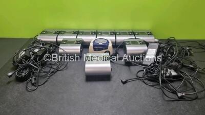 Job Lot Including 9 x ResMed S9 Autoset CPAP Units (All Power Up with 1 x Power Supply) with 8 x Power Supplies *7 x Untested* and 1 x ResMed S8 Autoset Spirit 2 CPAP Units *SN 23142107675 / 23131924820 / 23121452409 / 23121220803 / 23121612722 / 23142050