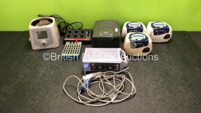 Mixed Lot Including 1 x Fisher & Paykel Iconnak Icon Novo CPAP, 1 x RS Components Resistance Box, 1 x Phipps & Bird 236A Resistance Unit, 1 x Respironics REMstar C-Flex CPAP Unit, 3 x ResMed S8 Escape CPAP Units and 1 x Nellcor N-560 SpO2 Monitor with SpO