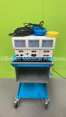 Valleylab Force Triad Electrosurgical / Diathermy Unit Version 3.40 with 2 x Dual Footswitches and 1 x Dome Footswitch (Powers Up) *S/N T0L20180E*