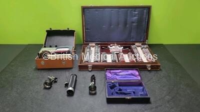 Mixed Lot Including 1 x Dixey London Lens Set with Frame, 1 x Theodore & Hamblin 495/17633 Ophthalmoscope and 1 x Cropico Insulation Tester