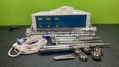 Oscar PM300 Ultrasonic Arthroplasty System with 5 x Leads and 5 x Handpieces (Powers Up) *SN 31*