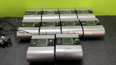 10 x Resmed S9 Autoset EPR CPAP Units with 10 x AC Power Supplies (All Power Up) *SN 23121541001, 2310101014261, 23121540966, 23101046188, 23131621689, 23122072273, 23121540875, 23141670225,23141194237, 23132391668*