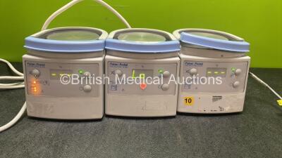 3 x Fisher & Paykel MR850AEK Respiratory Humidifier Units (All Power Up, 1 Damaged-See Photo)