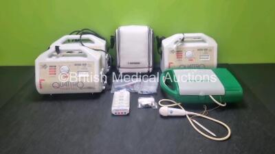 Mixed Lot Including 1 x Biotronik Reocor Adapt D Pacemaker in Carry Case, 3 x Talley Qu4ttro Plus Pumps with 1 x Mattress, 1 x Datex Ohmeda 5120 Oxygen Meter and 1 x Bardscan Bladder Scanner with 1 x Probe (Probe Damaged - See Photo)