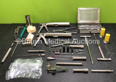 Job Lot of Various Surgical Instruments Including 2 x Cemvac Cement Guns