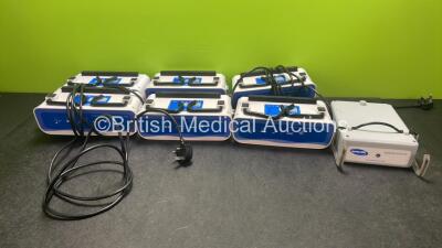 Mixed Lot Including 6 x Invacare Softform Active 2 Mattress Pumps, 1 x Invacare Softform Active 2S Pump and 5 x Arjo Hoist Slings