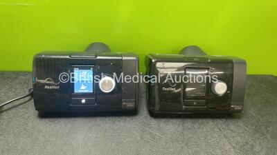 2 x ResMed Airsense 10 CPAP Units (Both Power Up when Tested with Stock Power Supply-1 Missing Humidifier Unit) *GL*