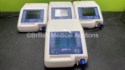 4 x B&D Electromedical Nippy 3+ Ventilators (All Power Up) *GL*