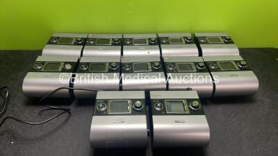 12 x ResMed S9 Auto Set CPAP Units with 12 x AC Power Supplies (All Power Up) *SN 23111515874, 23121220847, 23132266135, 23131469025, 23121002317, 23111515609, 23131567900, 23131567914, 23111425347, 23121335762, 23132139562, 23131767102*