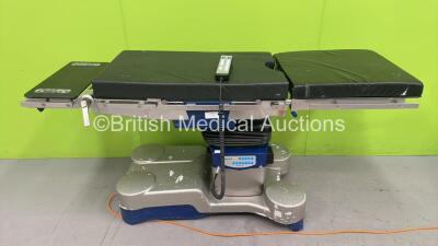 Maquet Model 1133.02B2 Electric Operating Table Model with Controller and Cushions (Powers Up with 1 Missing Cushion-See Photo) *RI*