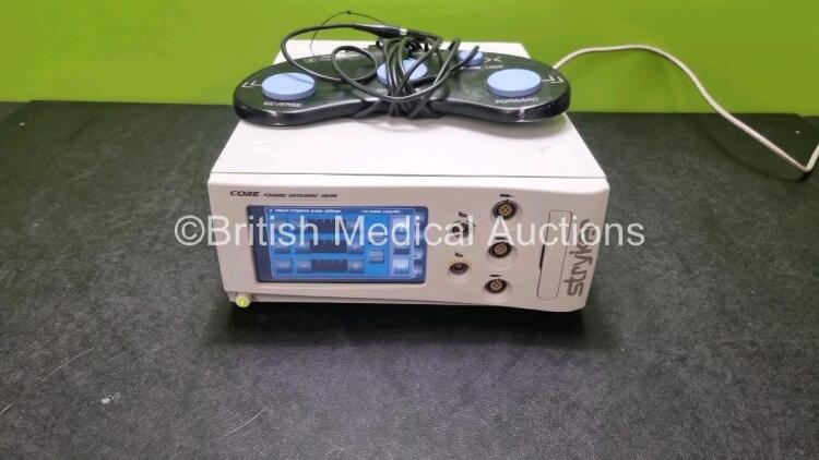 Stryker CORE Powered Instrument Driver (Powers Up) with 1 x Dyonics Ref 7205399 Footswitch *SN TZ11831*