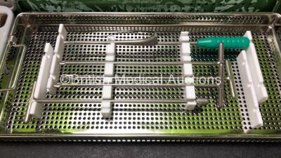 Job Lot Including 1 x Biomet The Oxford Knee Instrument Set in Tray and 1 x Stryker Howmedica Exeter Hip System Set in Tray *Incomplete - See Photos* - 4