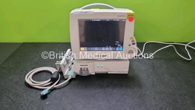 Job Lot Including 1 x Philips IntelliVue MP30 Patient Monitor (Powers Up) 1 x Philips M1019A IntelliVue G5 Module (Powers Up) with Water Trap and Module Bracket *SN ASEA0176 / DE728B3743*