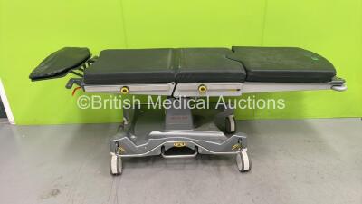 Anetic Aid QA4 Manual Function Patient Trolley with Mattress (Hydraulics Tested Working)