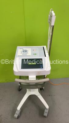 Mortara ELI 280 ECG Machine on Stand with 10 Lead ECG Leads (Powers Up) *S/N 120510001219*