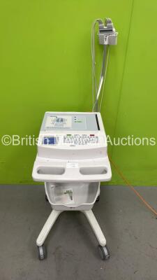 Mortara ELI 250c ECG Machine on Stand with 10 Lead ECG Leads (Powers Up) *A/N 200 18 0449*