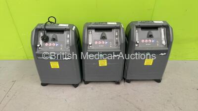 3 x AirSep VisionAire 5 Oxygen Concentrators (All Power Up) *S/N GPB0120120092 / GPB0120170039 / GPB012030649*