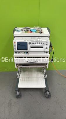 GE 250cx Series Fetal Monitor on Stand with 2 x Transducers (Powers Up) *A/N 200 11 0877*