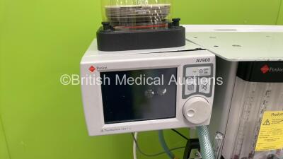 InterMed Penlon Prima SP Anaesthesia Machine with InterMed Penlon AV900 Ventilator, Bellows and Hoses (Powers Up - Ventilator has a Blank Screen) *S/N SP0209 64* - 2