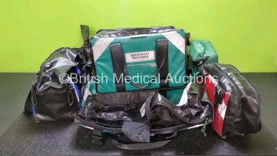 Job Lot of Ambulance Bags Including 4 x Primary Response, 1 x Secondary, 1 x Oxygen, 1 x Red and 1 x Sacci Thermobag 3