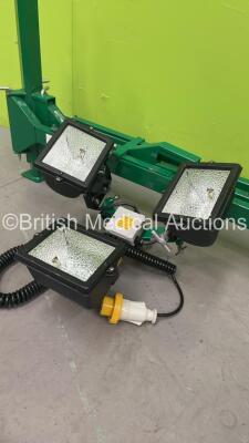 MK 4 Tripod Stand with Triple Operated Lamp *3 Pin Power Supply) ***Stock Photo Used*** - 4