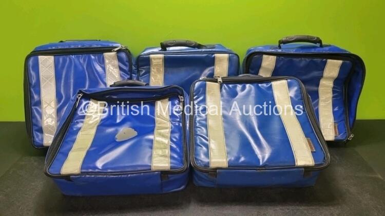 5 x Blue Ambulance Bags