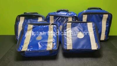 5 x Blue Ambulance Bags