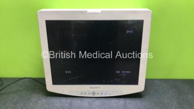 Sony LMD-2140MD LCD Monitor (Powers Up with Scratches to Screen - See Photos) *SN 2001679*