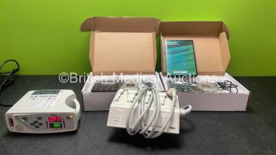 Mixed Lot Including 1 x Masimo Set RAD 8 Pulse Oximeter (Powers Up) 1 x Drager Infinity Hemo Module and 2 x Time Attendance Terminals *SN M16204, 6640181252975, 666401812852983*