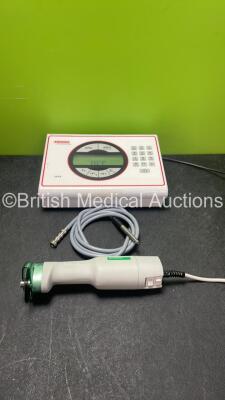 Mixed Lot Including 1 x Soehnle 3020 Scale Reader (Powers Up) 1 x Unknown Manufacturer Light Source Cable and 1 x DeSoutter CC5 Cast Cutter (Untested Due to Missing Unit) *SN 7711/15-0013, NA, NA*