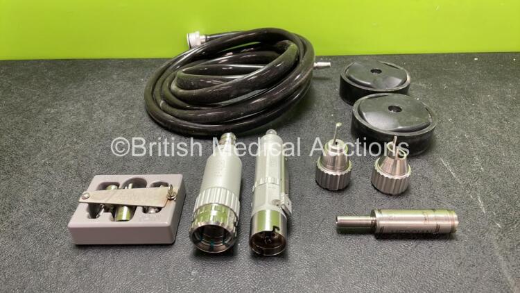 Job Lot Including 1 x 3M Craniotome C100 Handpiece with 1 x 3M Neuro Drive C293 Handpiece, 1 x Hose and 6 x Attachments