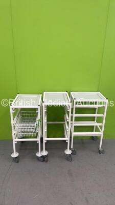 3 x SysteMed Trolleys