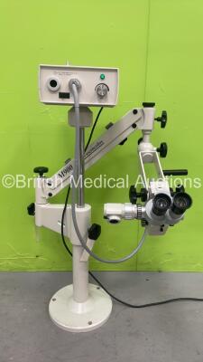 DFV M900 Wall/Ceiling Mounted Microscope with Zeiss f125 Binoculars, 2 x 12,5x Eyepieces and f250 T* Lens (Powers Up - No Light)