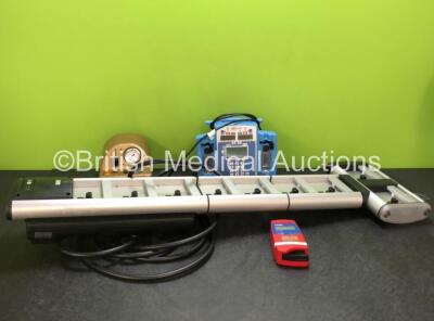 Mixed Lot Including 1 x HemoCue Hb 201+ Analyzer, 1 x CareFusion Alaris Gateway Workstation, 1 x Alaris SE Pump and 1 x Midas Rex Legend Port Triton Port Pump with Hose *SN 1421013517 / 135110641 / 135183508*