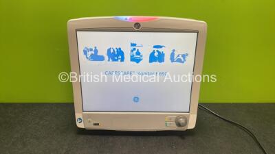 GE Carescape B650 Patient Monitor *Mfd 2016* (Powers Up) *SN SK416441035HA*