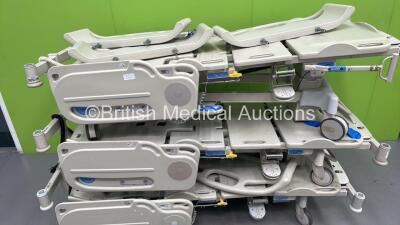 3 x Hill-Rom Avantguard Electric Hospital Beds with Head and Footboards and Controllers *S/N NA*