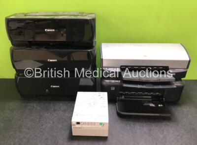 Job Lot Including 1 x Mitsubishi P95 Printer, 3 x Canon Printers and 2 x HP Printers *SN 0007471 / C9017A / CN9ALDH3K4 / N/A / N/A / N/A*