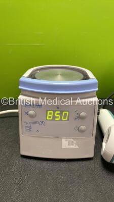 Mixed Lot Including 1 x Nellcor Puritan Bennett NPB-190 Pulse Oximeter (No Power) 1 x Fisher & Paykel MR850AEK Respiratory Humidifier Unit (Powers Up) 1 x Verathon BVI 9400 Bladder Scanner with 1 x Transducer / Probe and 1 x Battery (Untested Due to Possi - 4