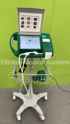 Bard BardScan IIs Bladder Scanner with Transducer on Stand (Powers Up)