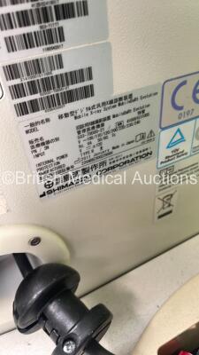 Shimadzu MobileDaRt Evolution Mobile X-Ray Machine (HDD REMOVED) *S/N 410001511005* **Mfd 01/2011** ***IR135 - 12