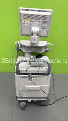 Toshiba Aplio 400 TUS-A400 Ultrasound Scanner *S/N T1C1222363* **Mfd 02/2012* Software Version AB_V2.10*R002 with 2 x Transducers / Probes (PVT-375BT *Mfd 02/2016* and PVT-674BT *Mfd 09/2019) and Sony UP-D897 Digital Graphic Printer (Powers Up) ***IR157** - 17