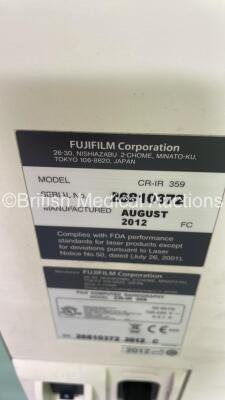 Fujifilm FCR Capsula XL II CR-IR 359 CR Reader with Stand (Powers Up) *S/N 26810372* **Mfd 2012** - 9