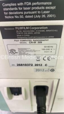 Fujifilm FCR Capsula XL II CR-IR 359 CR Reader with Stand (Powers Up) *S/N 26810372* **Mfd 2012** - 10