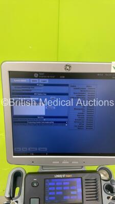 GE Logiq S7 Expert Flat Screen Ultrasound Scanner Ref 5436957 *S/N 245760SU4* **Mfd 02/2014** Software Version R1 Software Revision 0.6 with 2 x Transducers / Probes (IC5-9-D Ref 5194434 *Mfd 01/2014* and C1-5-D Ref 5261135 *Mfd 01/2014*) and Sony UP-D897 - 13